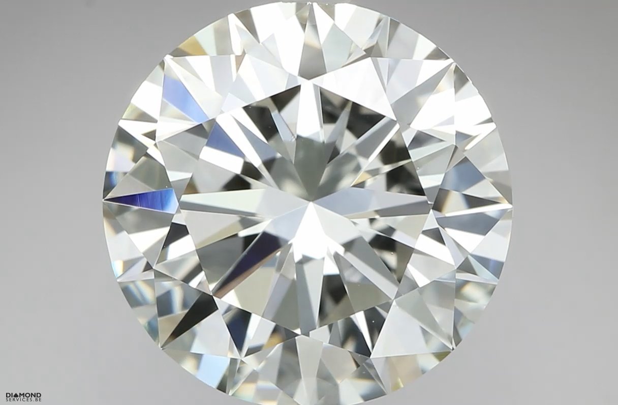 3.56ct K VVS2 Rare Carat Ideal Cut Round Diamond