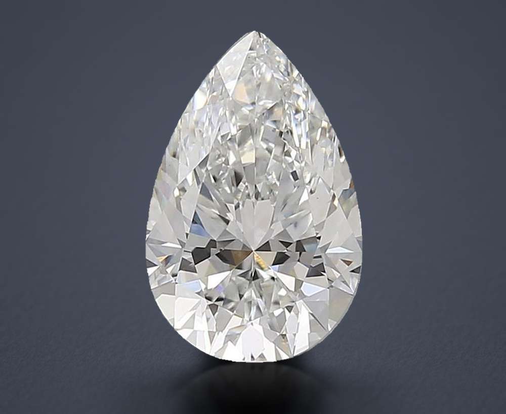 2.54 Carat Pear Lab Diamond
