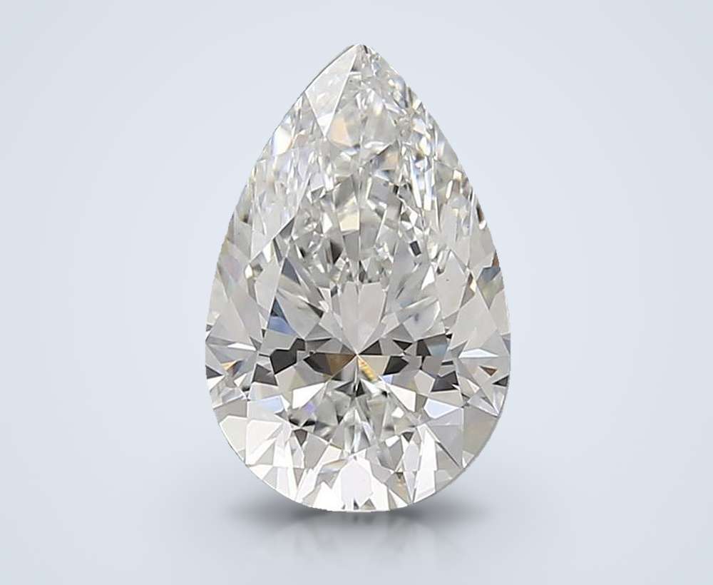 2.54 Carat Pear Lab Diamond