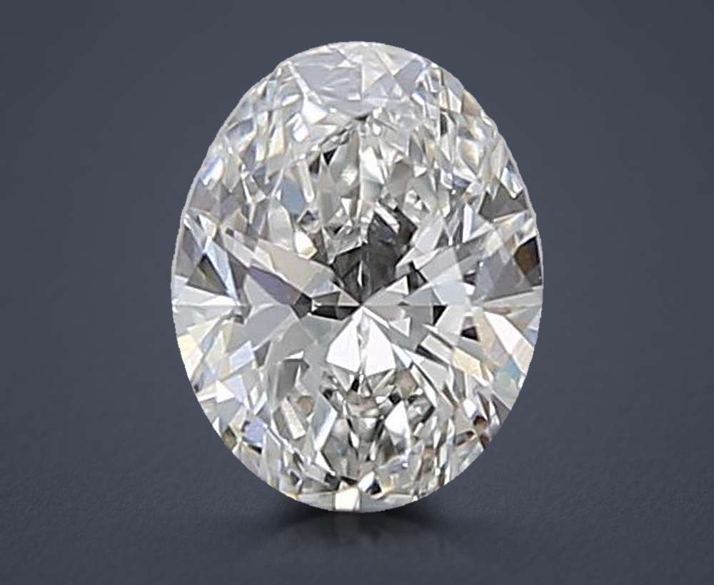 1.00 Carat Oval Lab Diamond