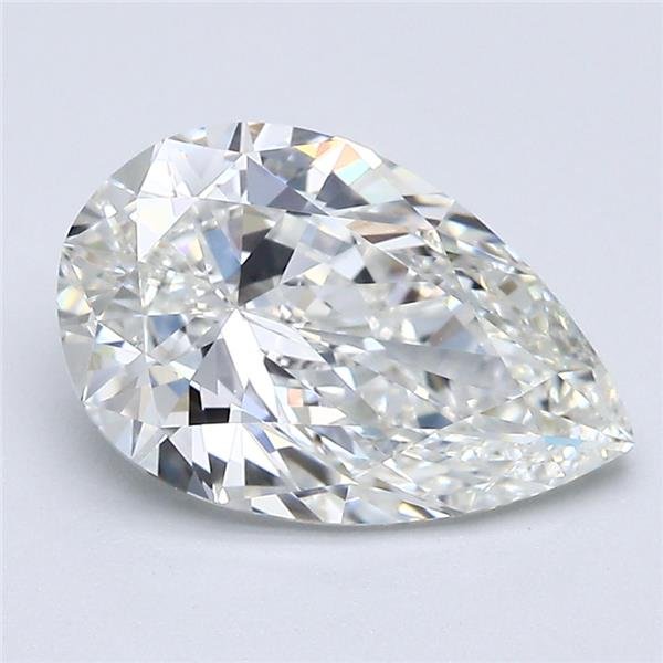 2.50ct H VVS2 Excellent Cut Pear Diamond