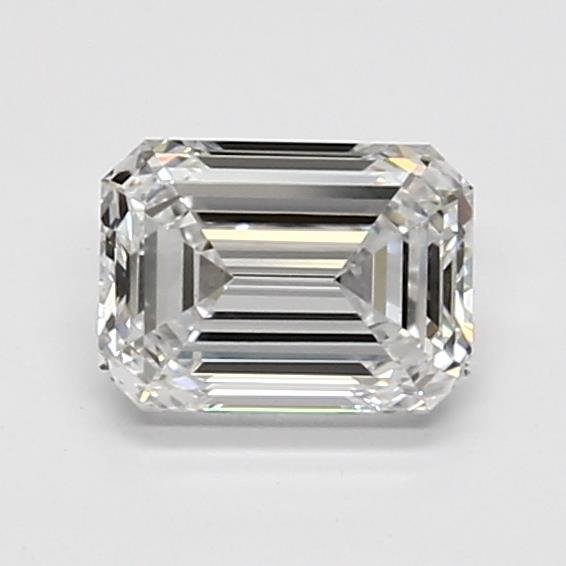 0.95ct E VVS2 Rare Carat Ideal Cut Emerald Lab Grown Diamond
