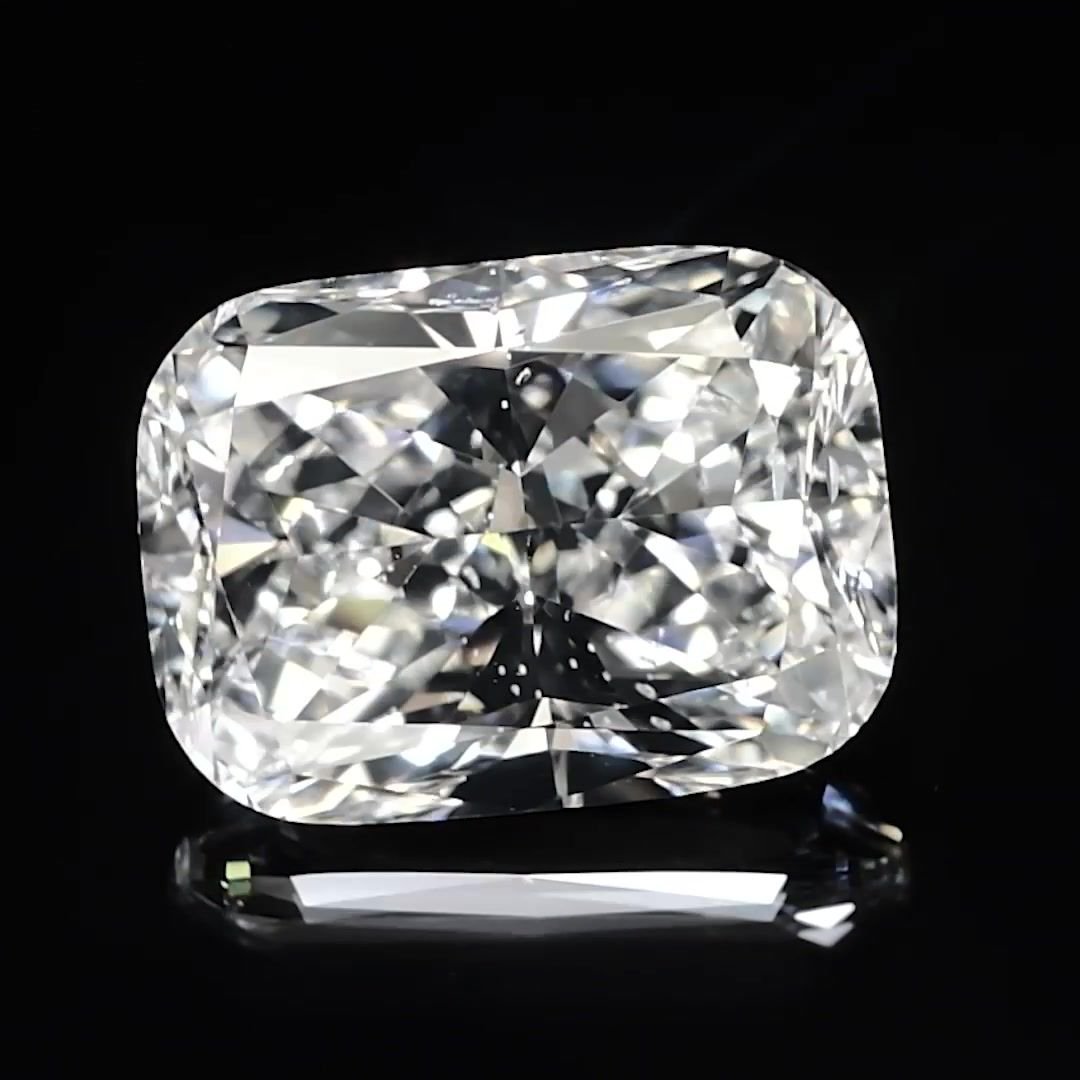 6.50ct K SI2 Very Good Cut Cushion Diamond