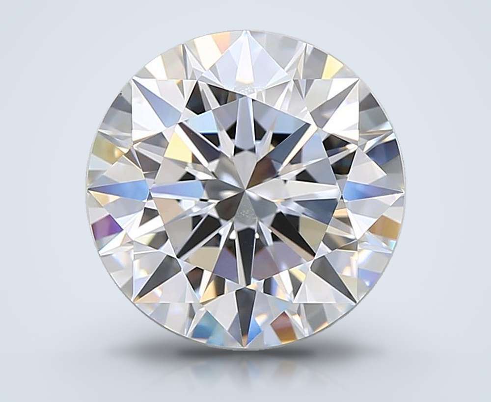 4.52 Carat Round Lab Diamond