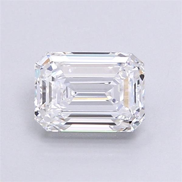 0.91ct D VVS1 Excellent Cut Emerald Lab Grown Diamond