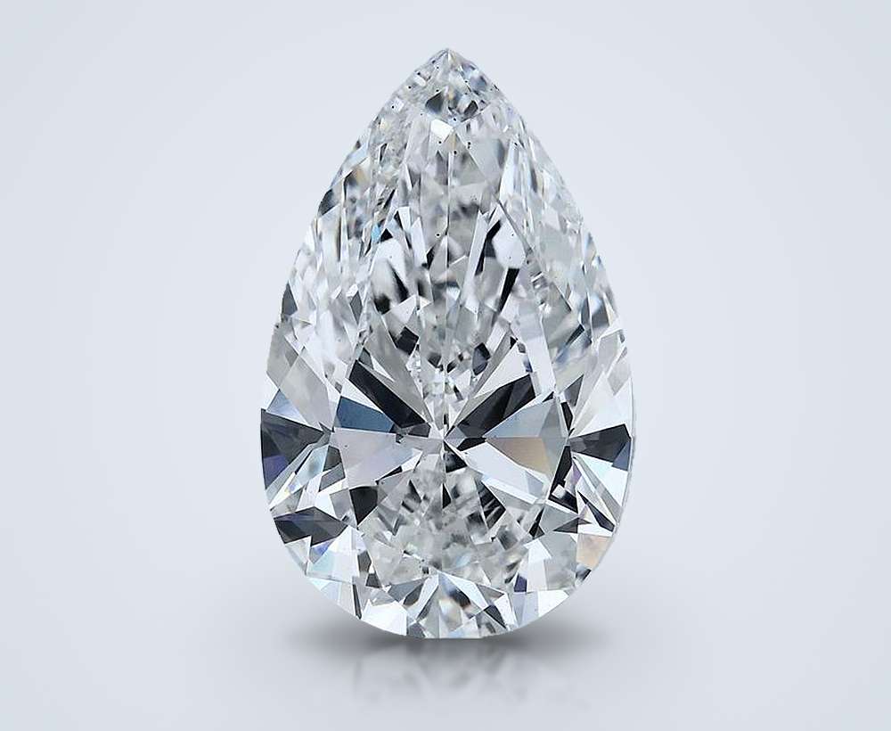 9.00 Carat Pear Lab Diamond