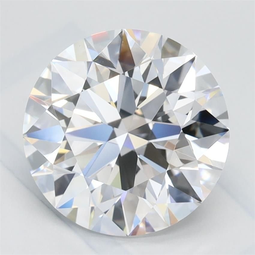 2.42ct D VVS1 Rare Carat Ideal Cut Round Lab Grown Diamond