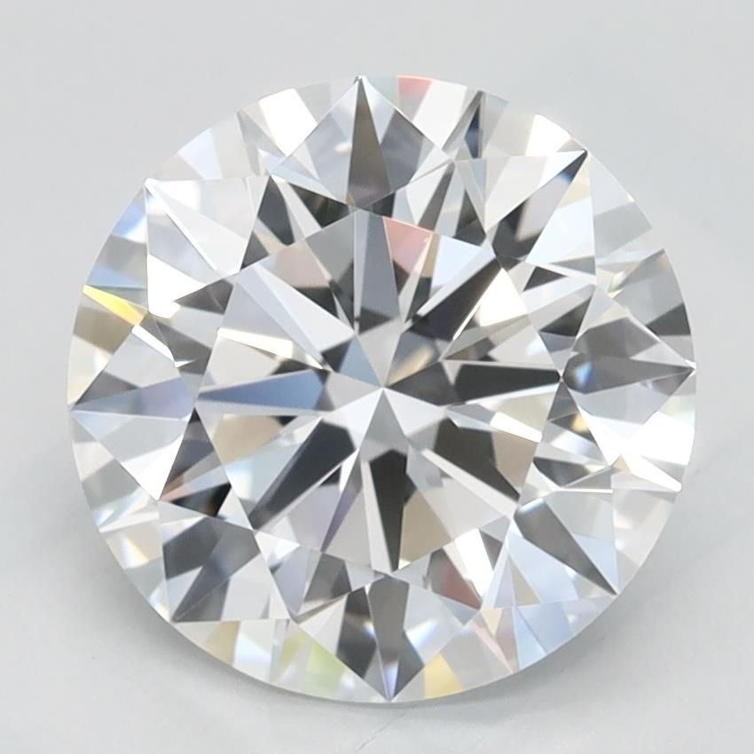 2.14ct D FL Rare Carat Ideal Cut Round Lab Grown Diamond