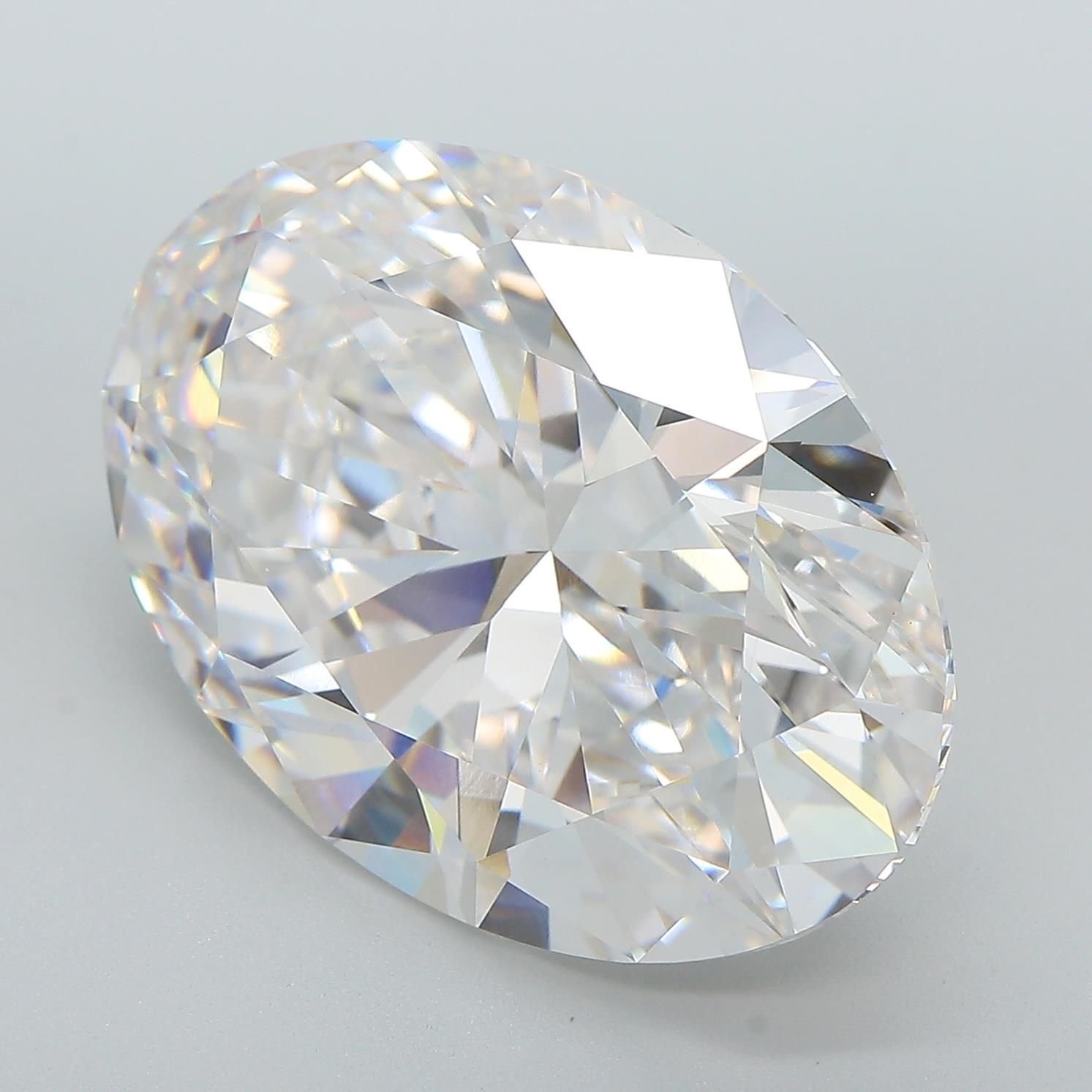 16.16ct F VVS2 Rare Carat Ideal Cut Oval Lab Grown Diamond