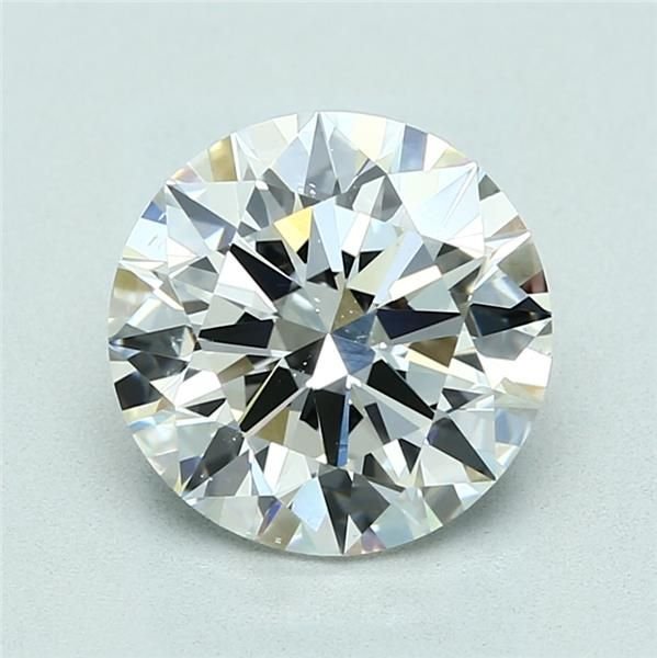 3.26ct H SI1 Rare Carat Ideal Cut Round Diamond