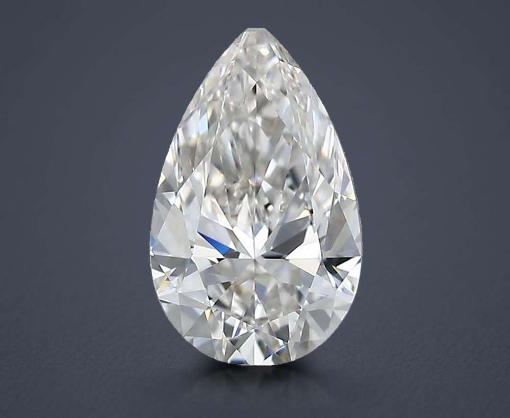 0.80 Carat Pear Natural Diamond
