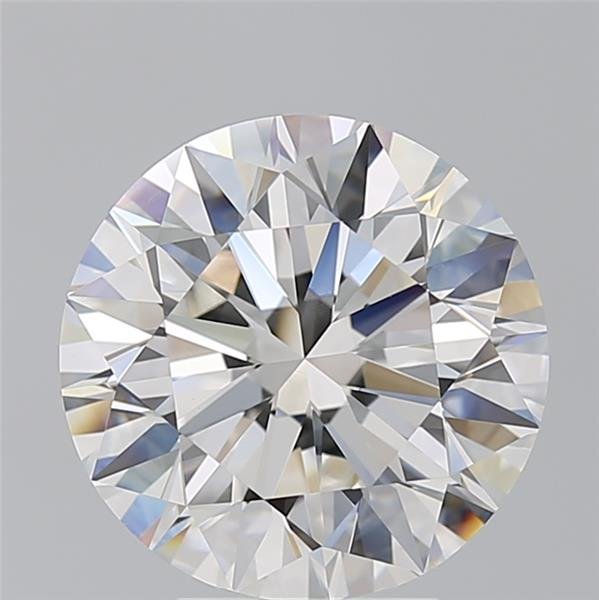 5.01ct F VS2 Rare Carat Ideal Cut Round Diamond