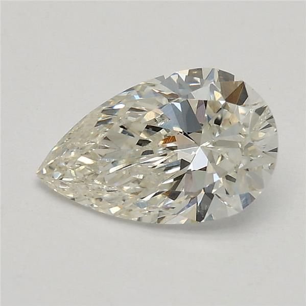 0.73ct H VVS2 Rare Carat Ideal Cut Pear Lab Grown Diamond