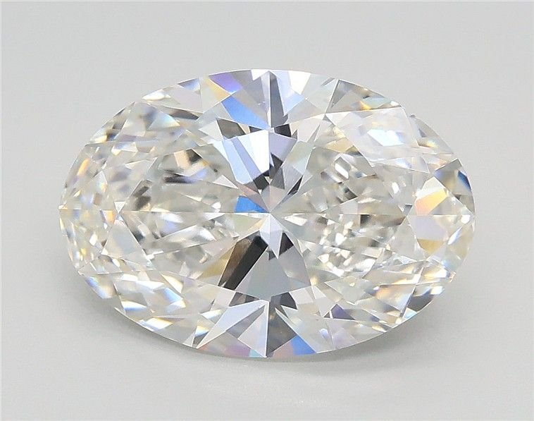 3.10ct F VVS2 Rare Carat Ideal Cut Oval Lab Grown Diamond