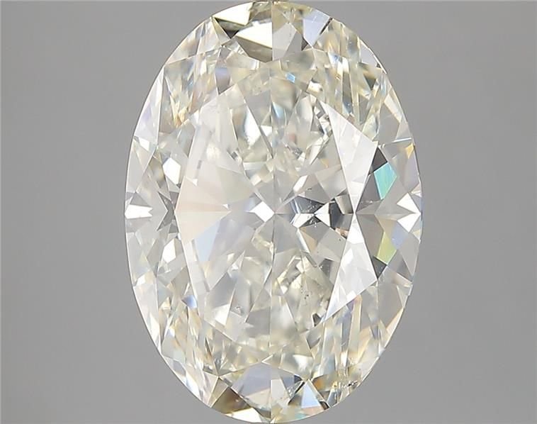 5.51ct K SI2 Rare Carat Ideal Cut Oval Diamond