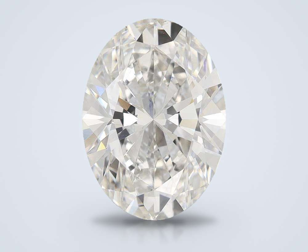 5.50 Carat Oval Lab Diamond