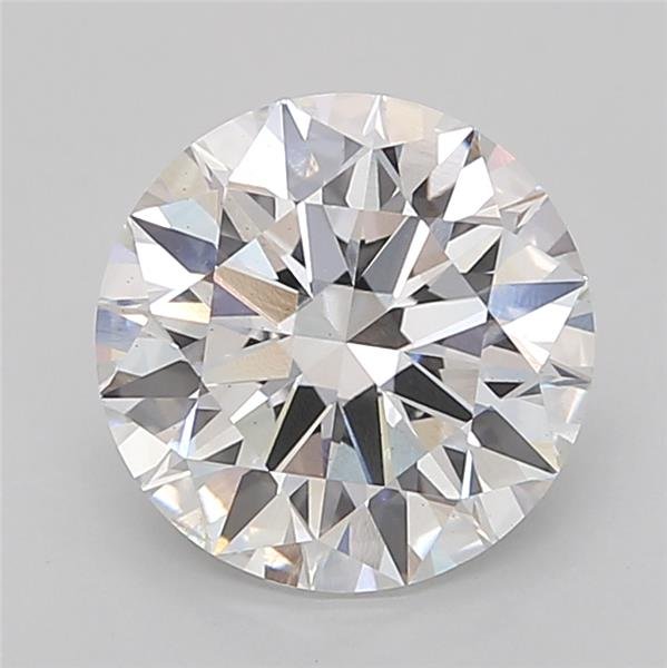 3.01ct E VS2 Rare Carat Ideal Cut Round Lab Grown Diamond