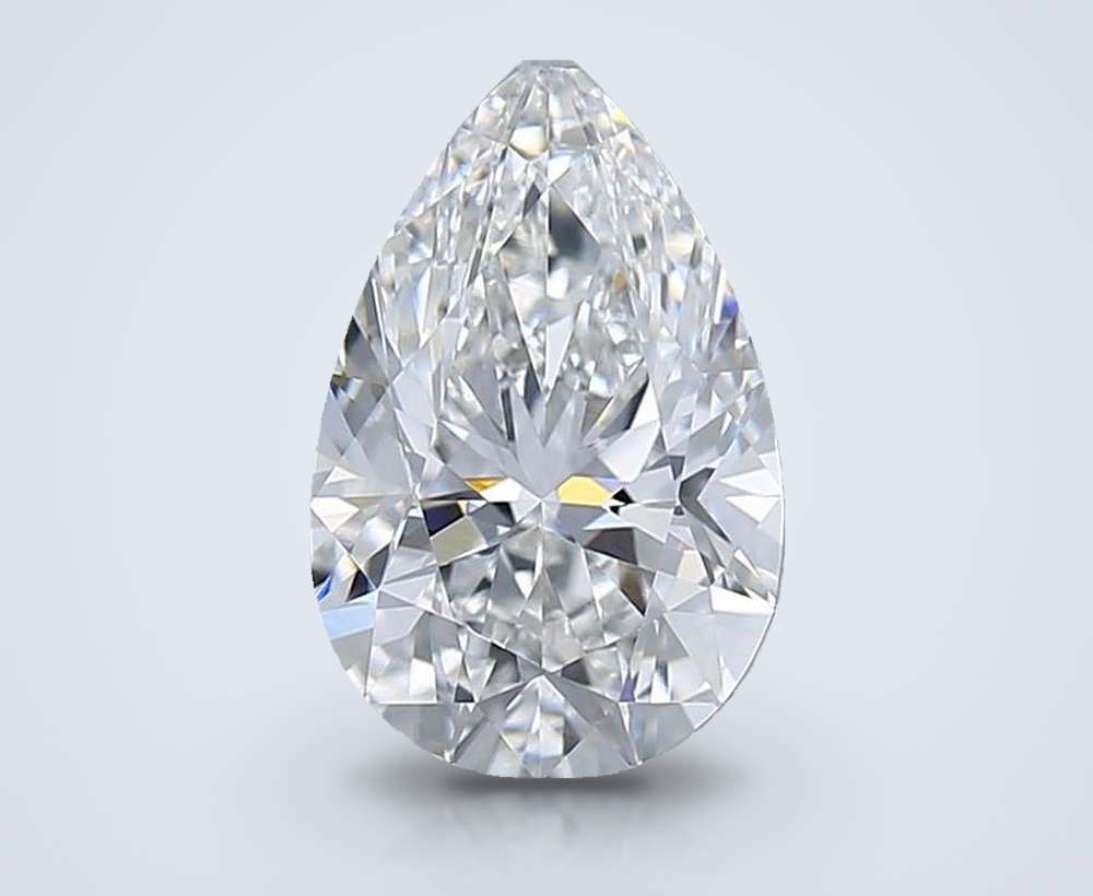 1.54 Carat Pear Lab Diamond