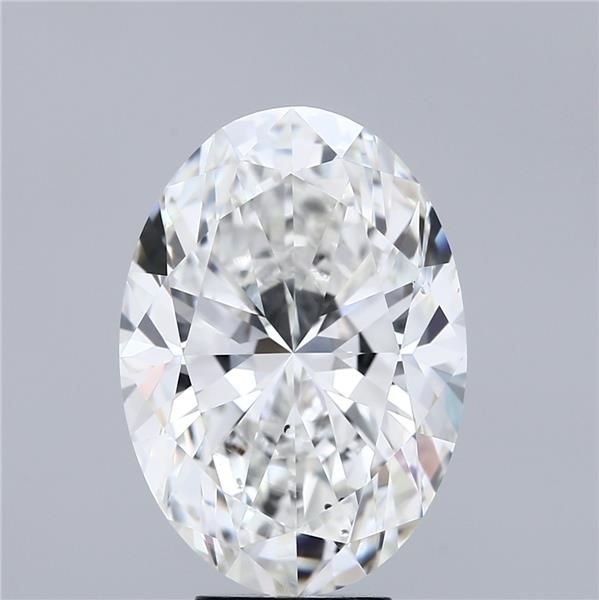7.01ct H SI1 Very Good Cut Oval Diamond