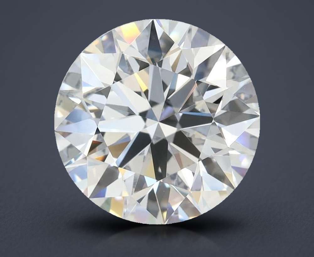 3.33 Carat Round Lab Diamond
