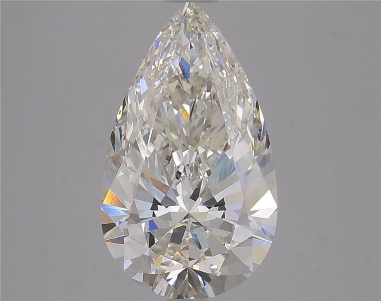 4.04ct H VS2 Rare Carat Ideal Cut Pear Lab Grown Diamond