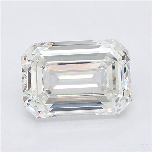 3.10ct G VVS2 Rare Carat Ideal Cut Emerald Lab Grown Diamond