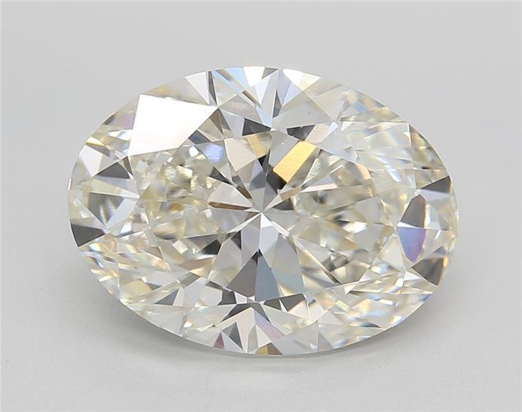 5.05ct H VS1 Rare Carat Ideal Cut Oval Lab Grown Diamond