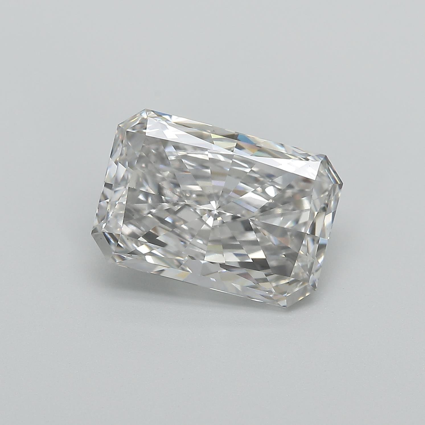 3.65ct H VS2 Very Good Cut Radiant Lab Grown Diamond