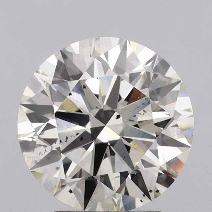 3.26ct K SI1 Rare Carat Ideal Cut Round Lab Grown Diamond