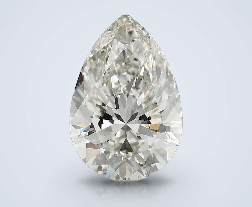 3.00 Carat Pear Lab Diamond