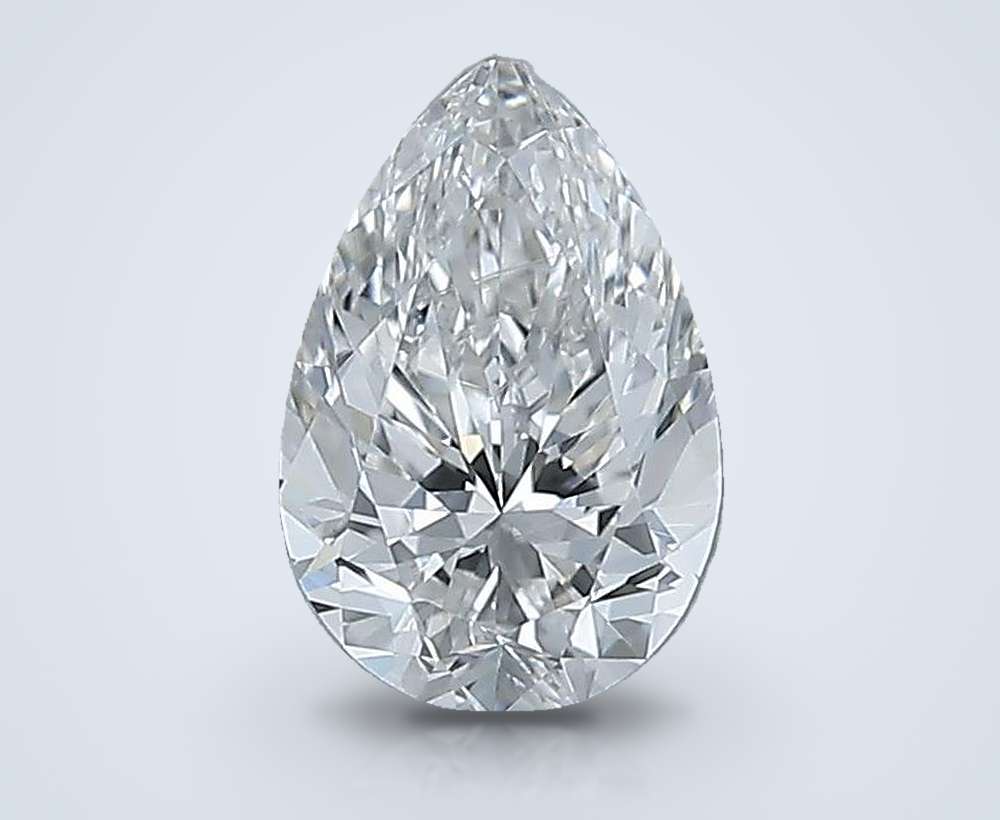 0.91 Carat Pear Natural Diamond