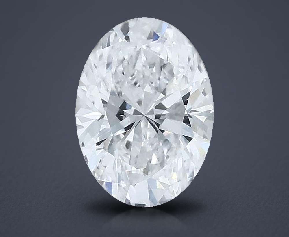 0.67 Carat Oval Lab Diamond