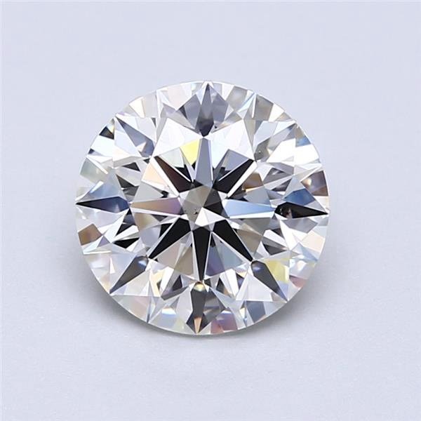 2.09ct H VS1 Rare Carat Ideal Cut Round Diamond