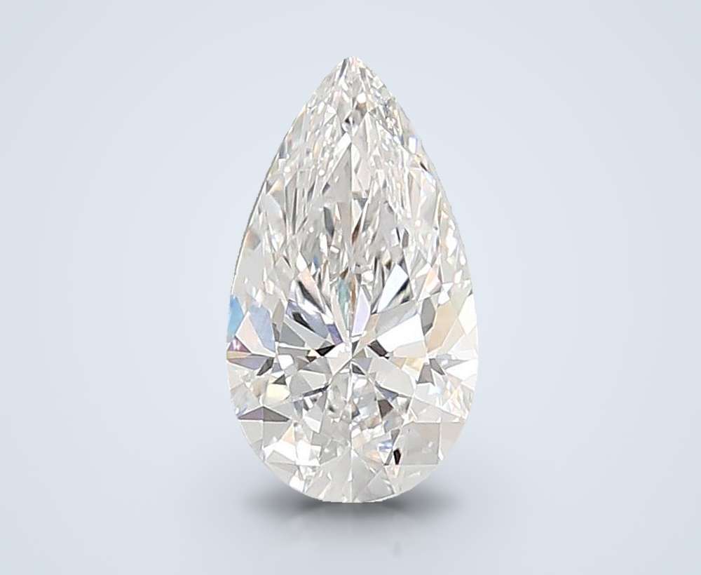 4.08 Carat Pear Lab Diamond