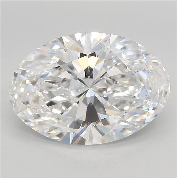 5.00ct D VS1 Rare Carat Ideal Cut Oval Lab Grown Diamond