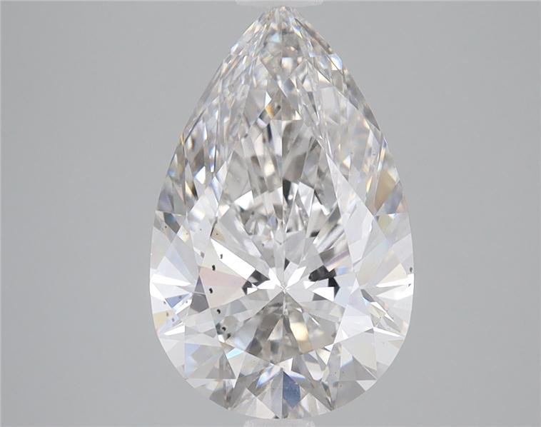 3.07ct G SI1 Rare Carat Ideal Cut Pear Lab Grown Diamond