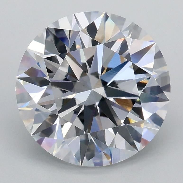 2.46ct D VS1 Rare Carat Ideal Cut Round Lab Grown Diamond