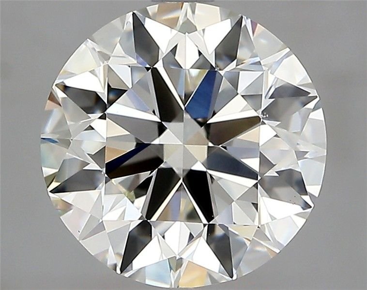 3.39ct K VVS2 Rare Carat Ideal Cut Round Diamond