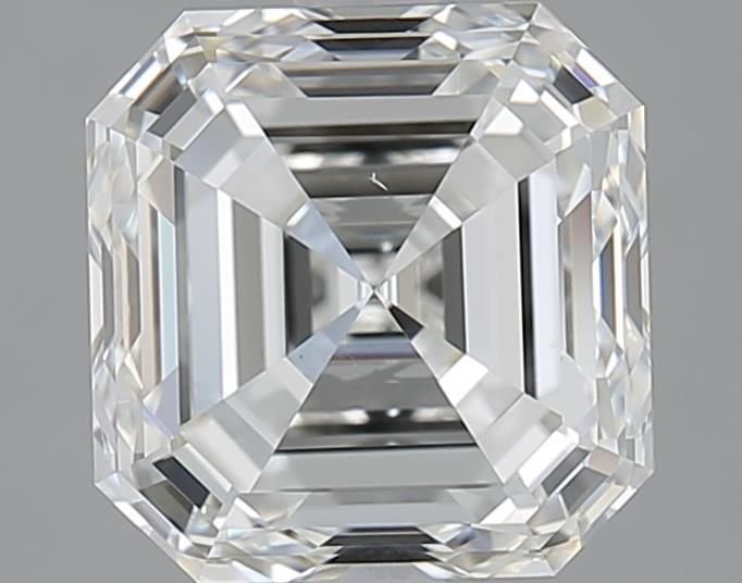 2.70ct I VS2 Very Good Cut Asscher Diamond