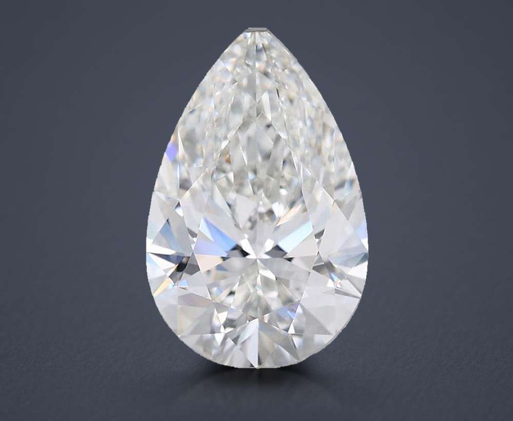 1.61 Carat Pear Lab Diamond