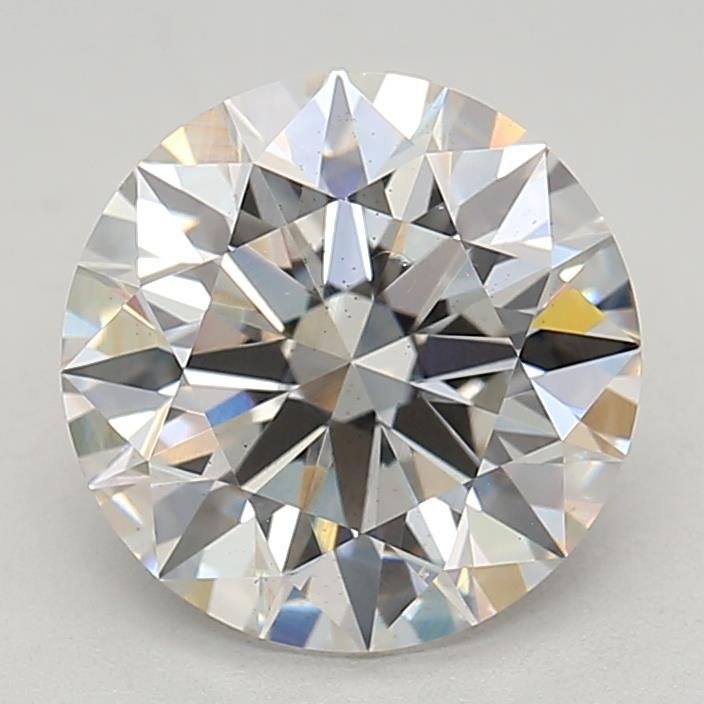 2.51ct G SI1 Rare Carat Ideal Cut Round Lab Grown Diamond