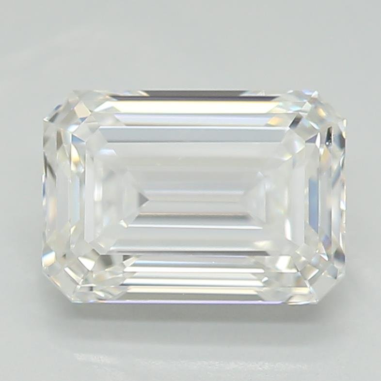 1.09ct E VVS2 Rare Carat Ideal Cut Emerald Lab Grown Diamond
