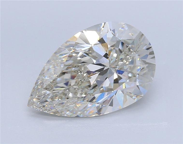 3.51ct I VS1 Rare Carat Ideal Cut Pear Lab Grown Diamond