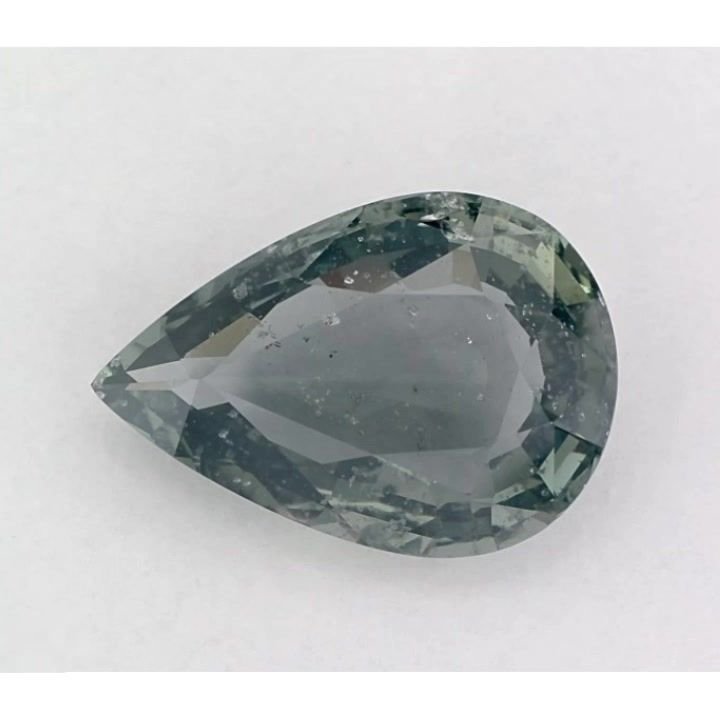 4.13 Carat Green Pear Sapphire
