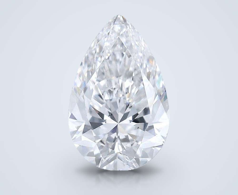 2.70 Carat Pear Lab Diamond