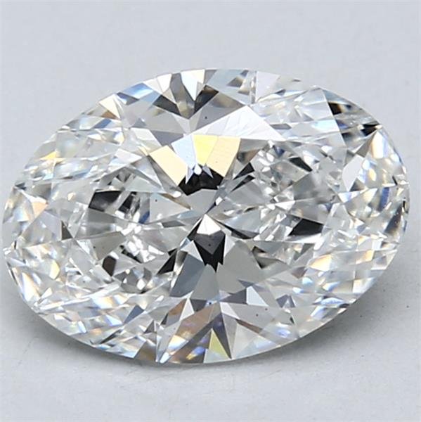 2.06ct E VS2 Rare Carat Ideal Cut Oval Lab Grown Diamond