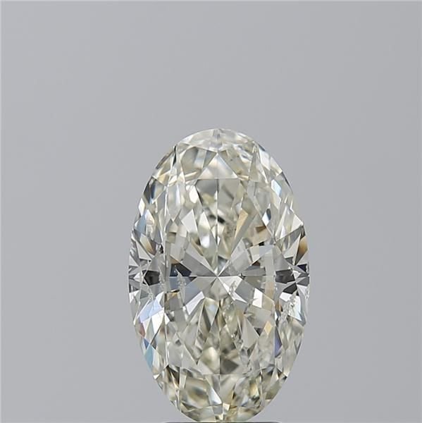3.51ct J SI2 Rare Carat Ideal Cut Oval Diamond