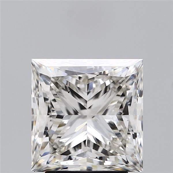 3.51ct H VS2 Rare Carat Ideal Cut Princess Lab Grown Diamond