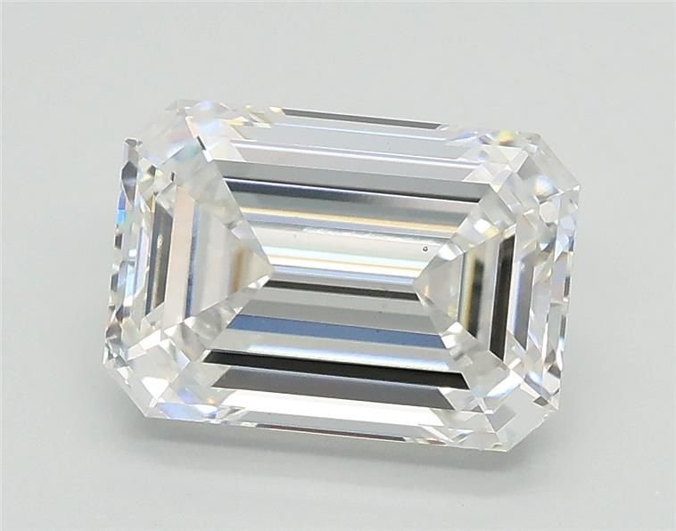 2.08ct F VS1 Rare Carat Ideal Cut Emerald Lab Grown Diamond