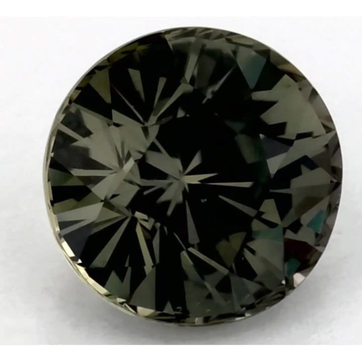 1.56 Carat Green Round Sapphire